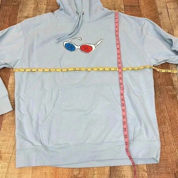 George Not Found 3D Glasses Hoodie Size XL - Picture 4 of 6